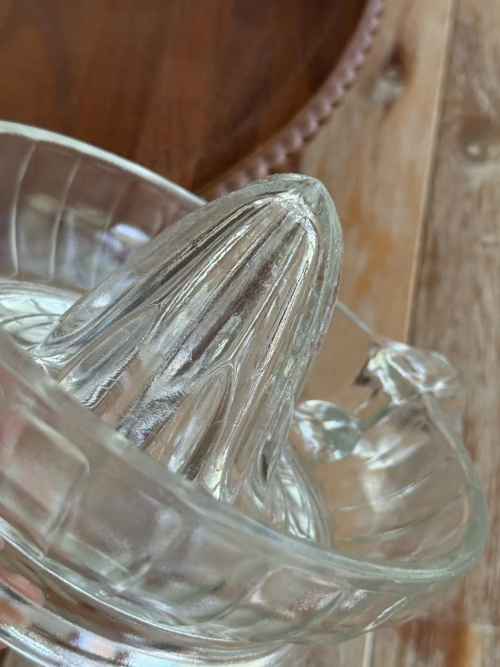 Vintage Glass Citrus Juicer